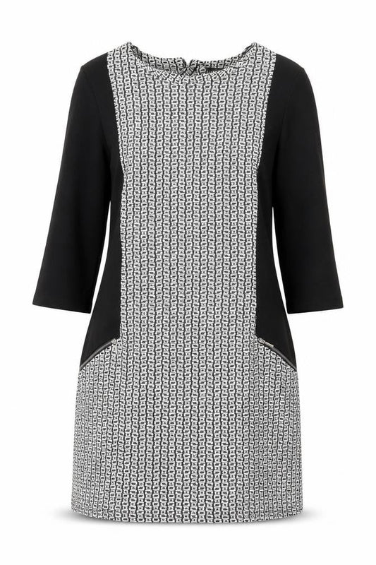 Debenhams Women's Black Geometric Dress, Size 18