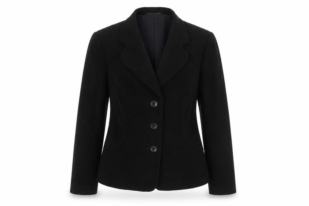 Gerry Weber Women's Black Blazer Size 10 Wool Blend