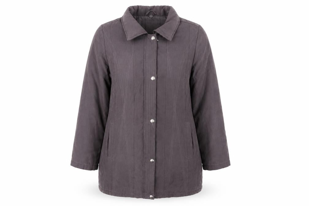 Bonmarché Women's Grey Mid-Length Coat Size M