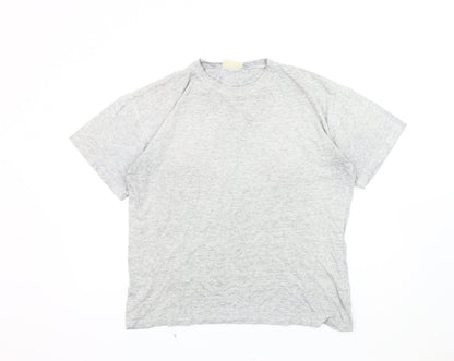 Additional front view of Dorothy Perkins Women's Grey T-Shirt, size 10, Regular Fit