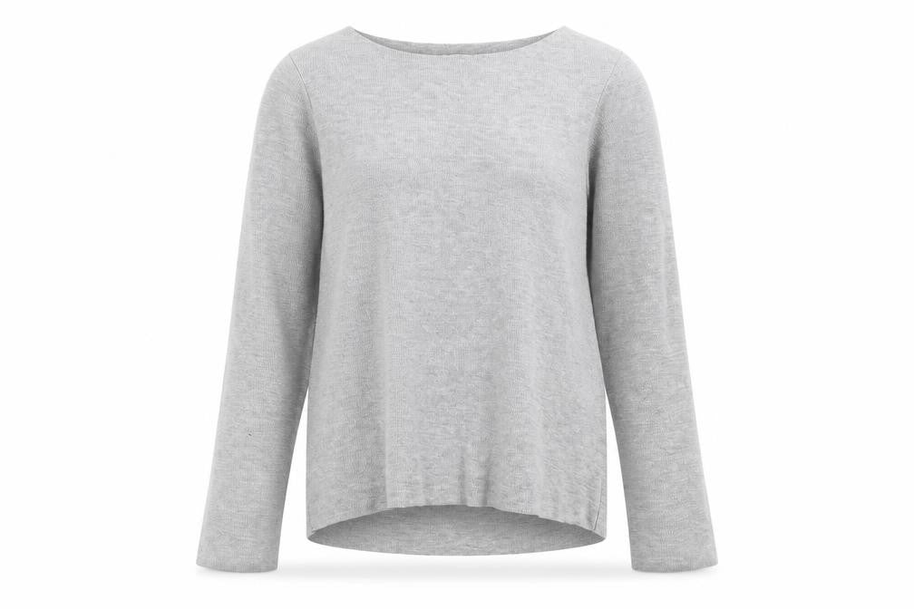 Zara Women’s Grey Knit Long Sleeve Top Size S