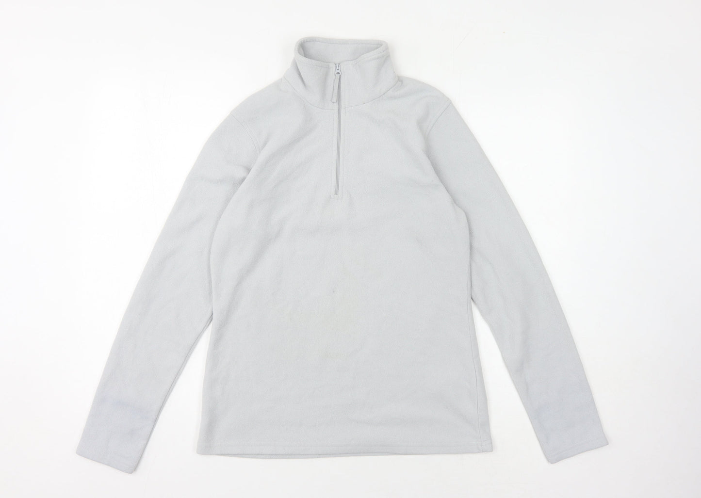 Mountain Warehouse Women's Grey Fleece Zip Sweatshirt M