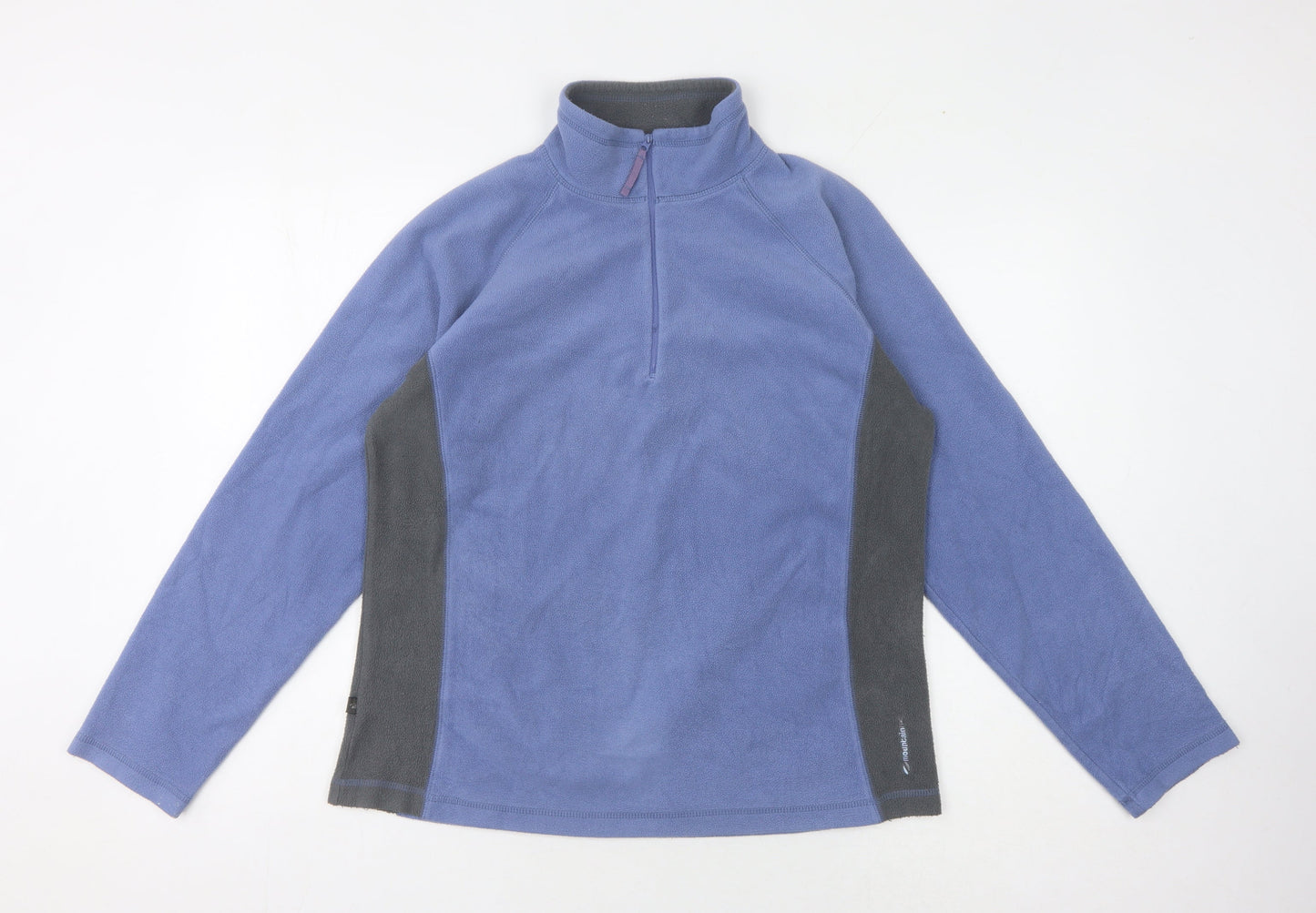 Mountainlife Women's Blue Microfleece Pullover, Size 14
