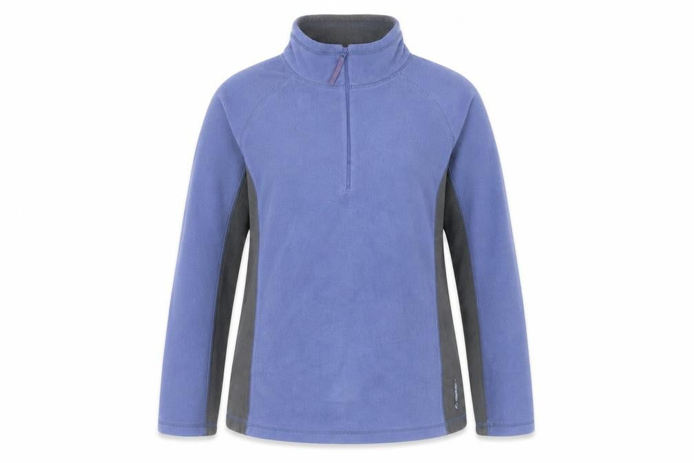 Mountainlife Women's Blue Microfleece Pullover, Size 14
