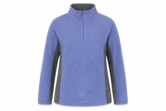 Mountainlife Women's Blue Microfleece Pullover, Size 14