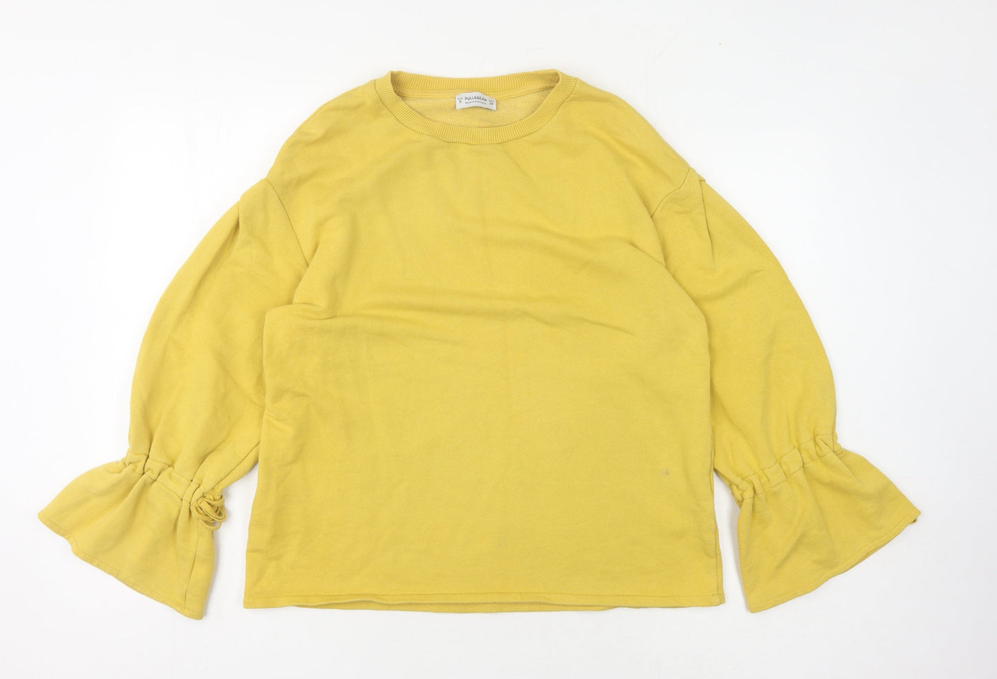 Pull & Bear Women's Yellow Sweatshirt S