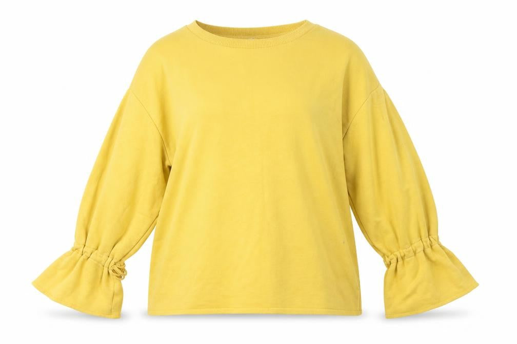 Pull & Bear Women's Yellow Sweatshirt S