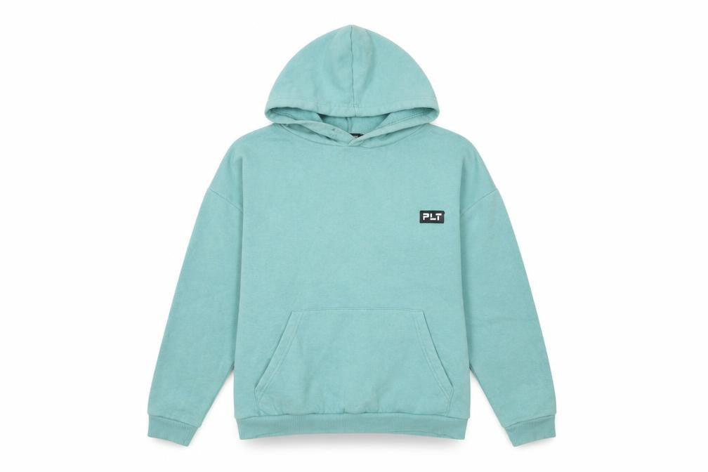 PrettyLittleThing Women's Green Pullover Hoodie Size 10