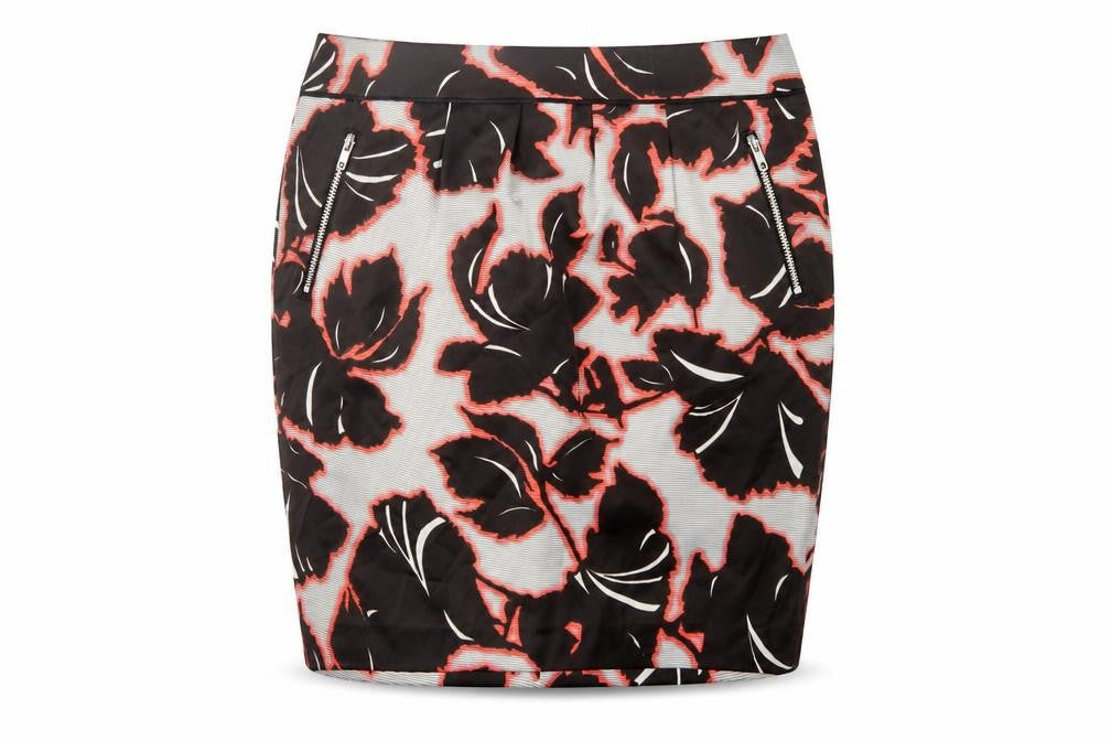 Warehouse Women's Multicoloured Floral Pencil Skirt Size 12