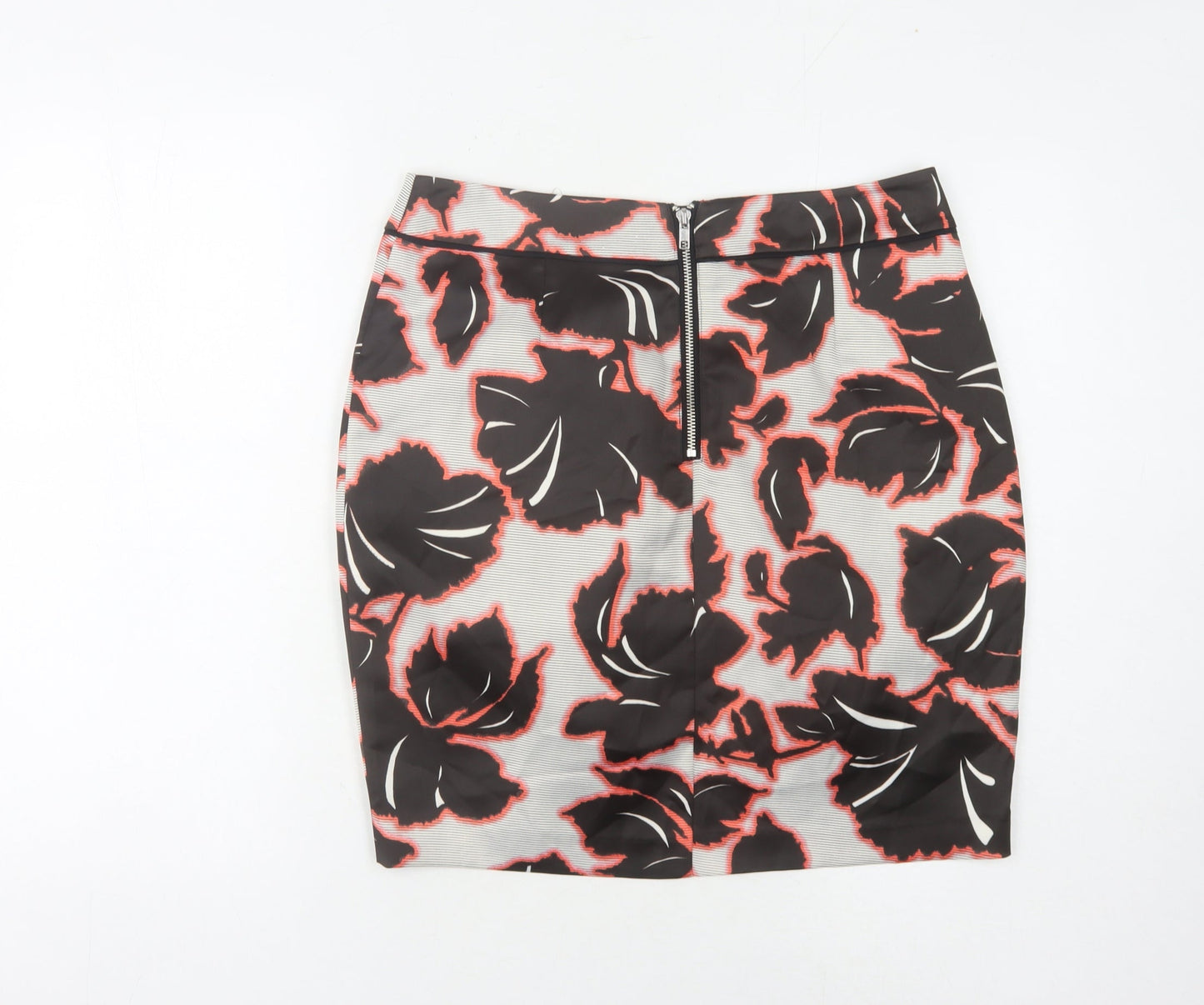 Warehouse Women's Multicoloured Floral Pencil Skirt Size 12