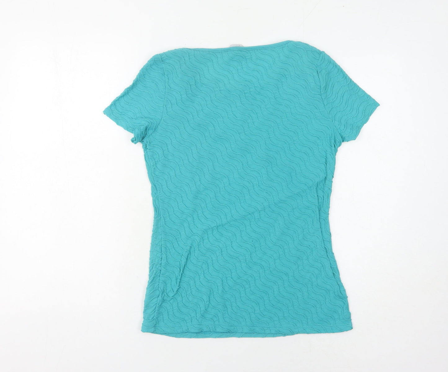 Marks & Spencer Women's Blue T-Shirt Size 10