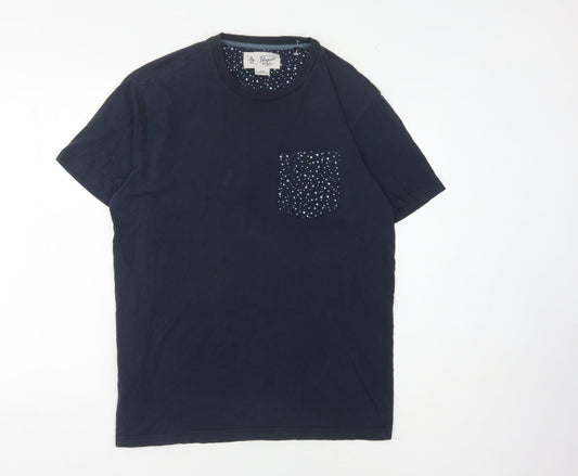 Penguin Men's Black Star Graphic T-Shirt L