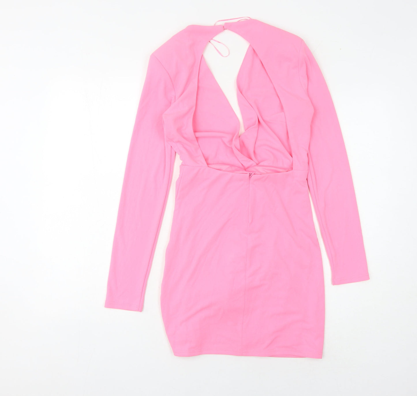 Zara Women's Pink XS Wrap Dress Party Wear