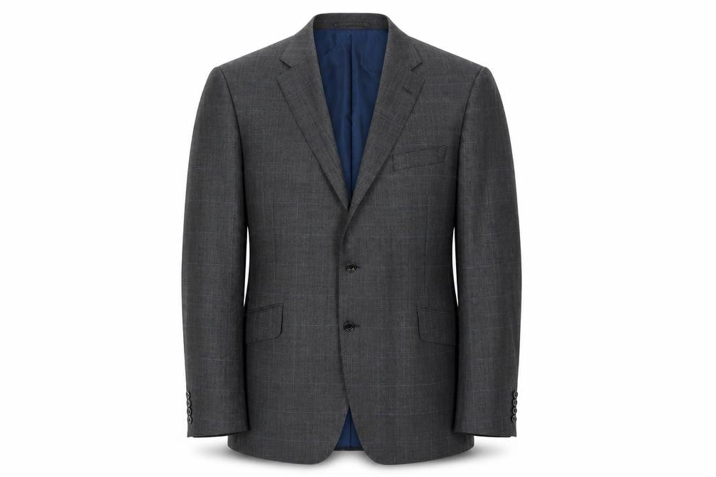 Marks & Spencer Men's Grey Wool Blazer 44 Long