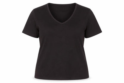 Berkertex Women's Brown V-Neck T-Shirt, Size 18