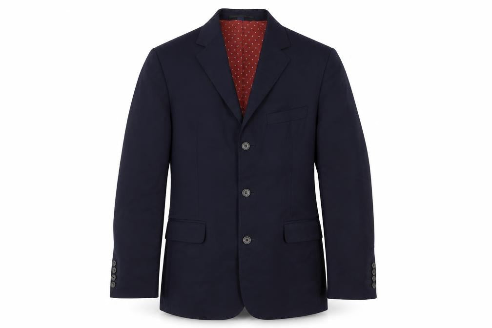 Boden Men's Blue Wool Blazer 38 Single-Breasted