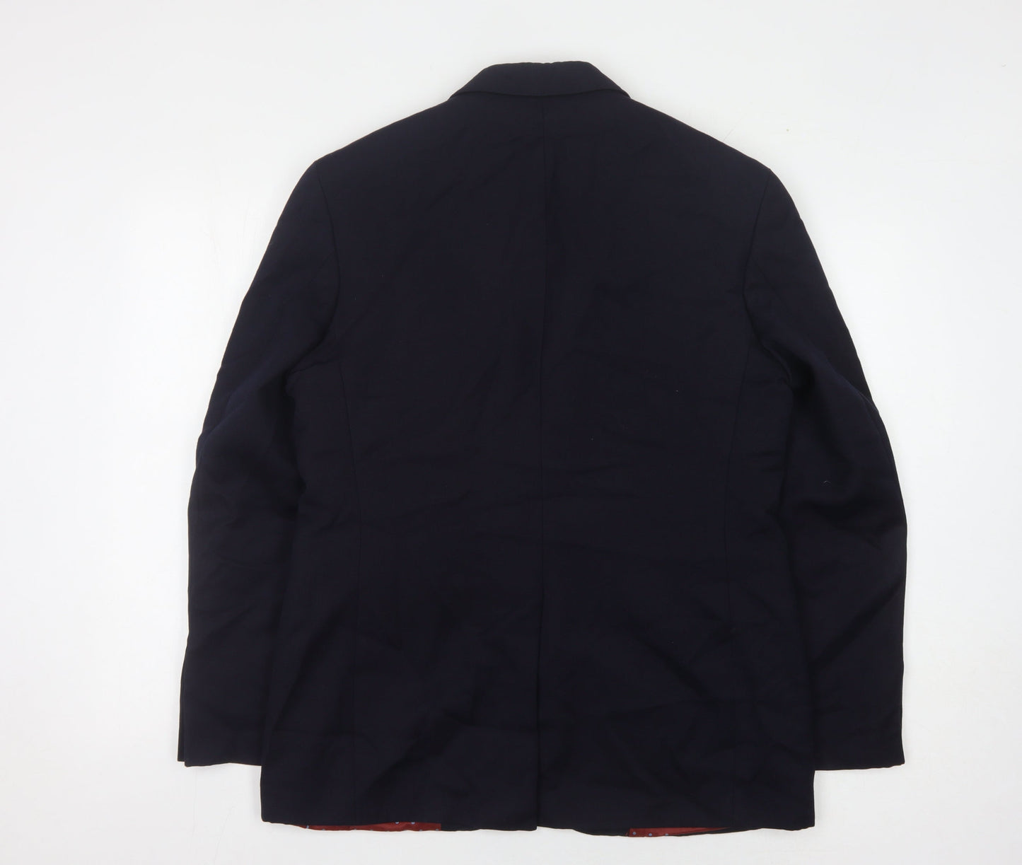 Boden Men's Blue Wool Blazer 38 Single-Breasted