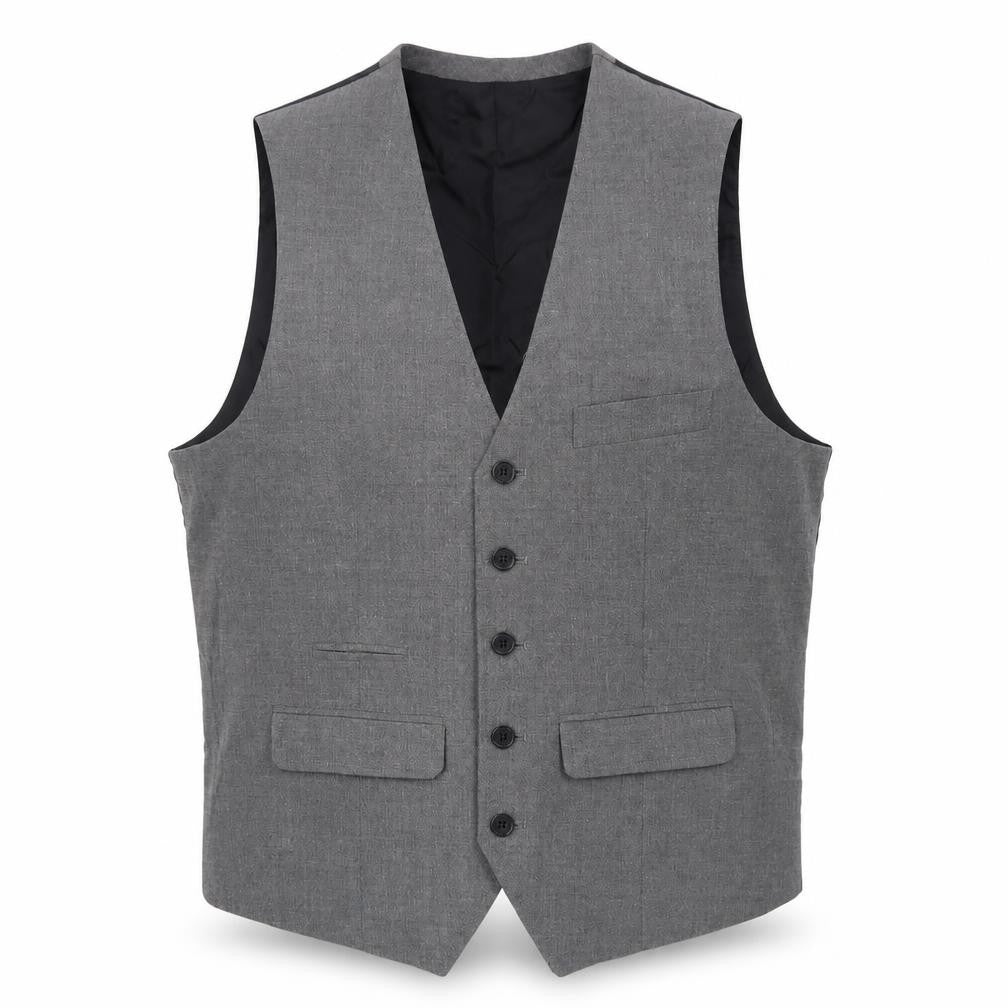 Jeff Banks Men's Grey Waistcoat Size S