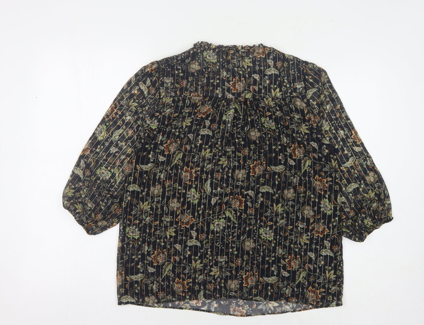 Mauvette Women's Multicoloured Floral Blouse Size 10