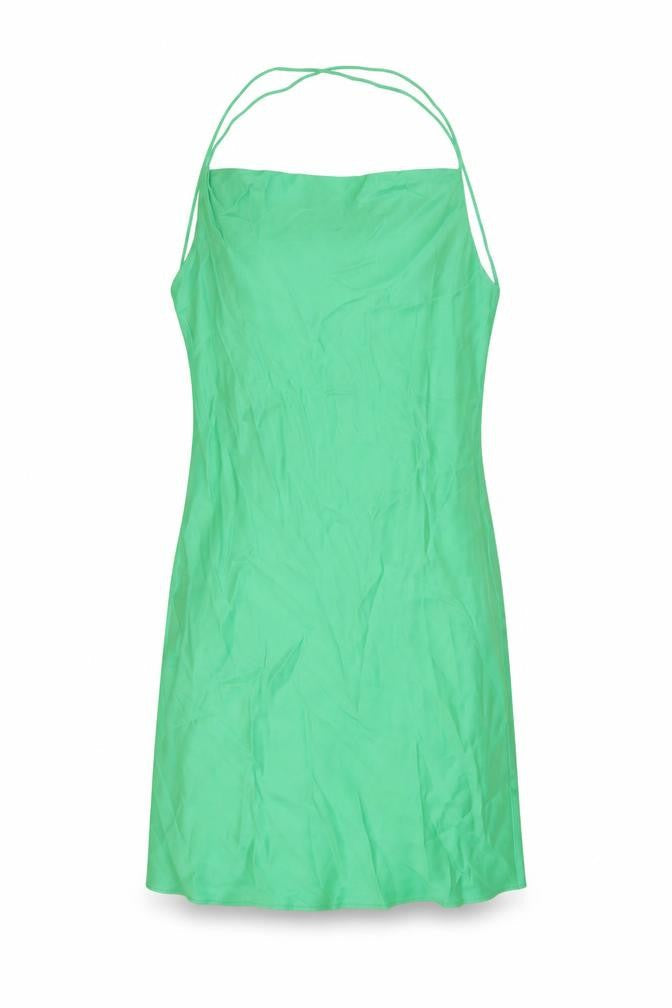 Zara Women's Green XS Slip Dress