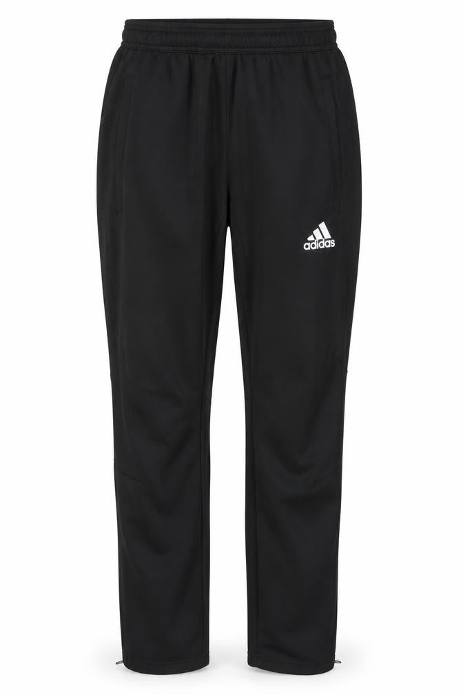 Adidas Unisex Black Track Pants, S, Elastic Waist, Activewear