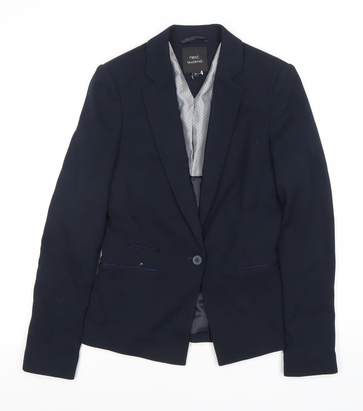 Next Women's Black Suit Jacket - Size 6, Lined Business Wear