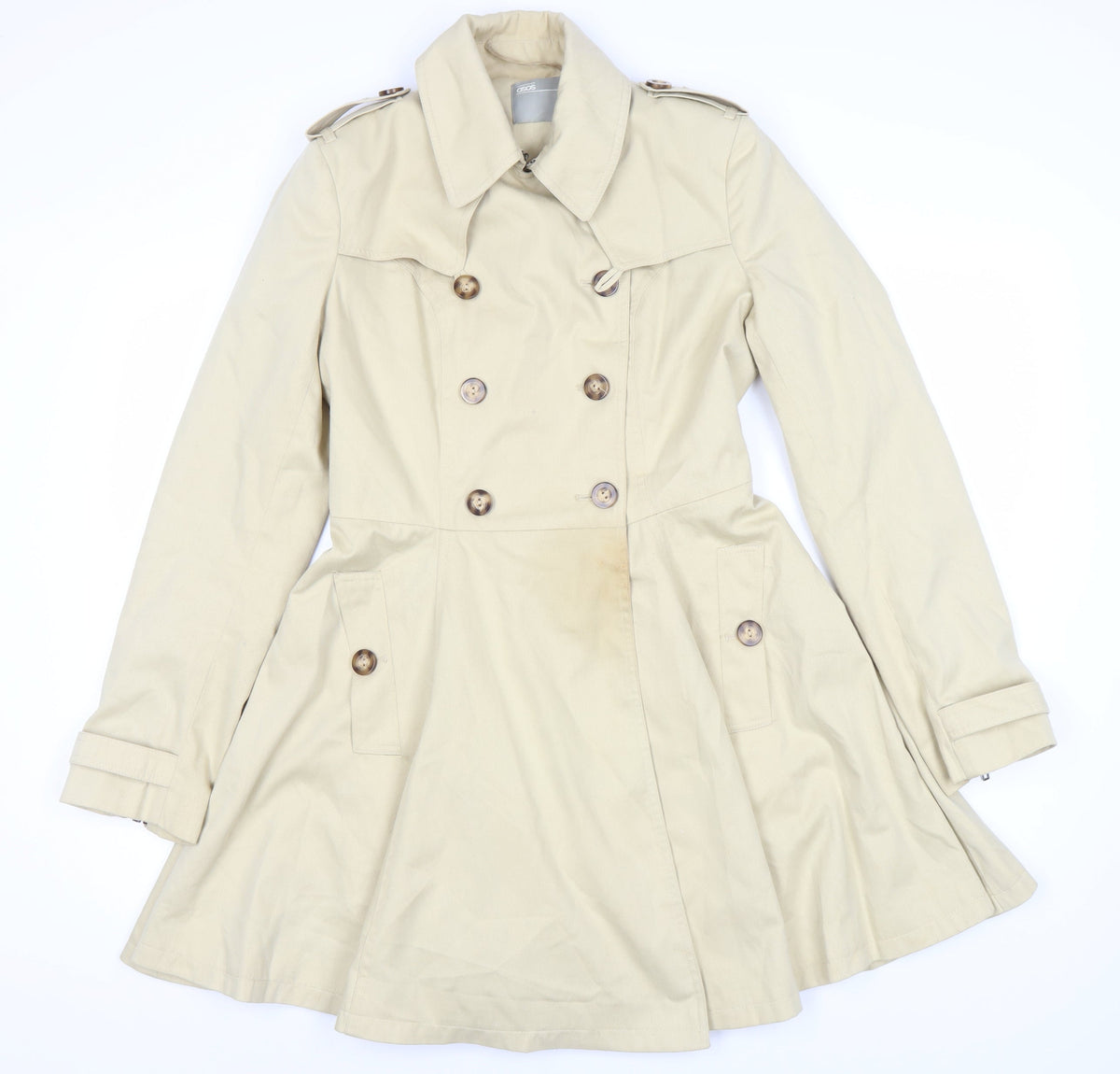 ASOS Women’s Beige Trench Coat Size 8