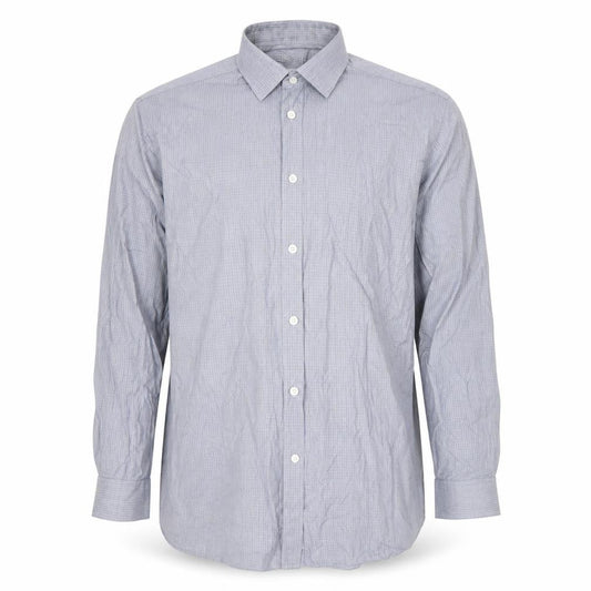 St. George by Duffer Men's Grey Check Slim Fit Shirt