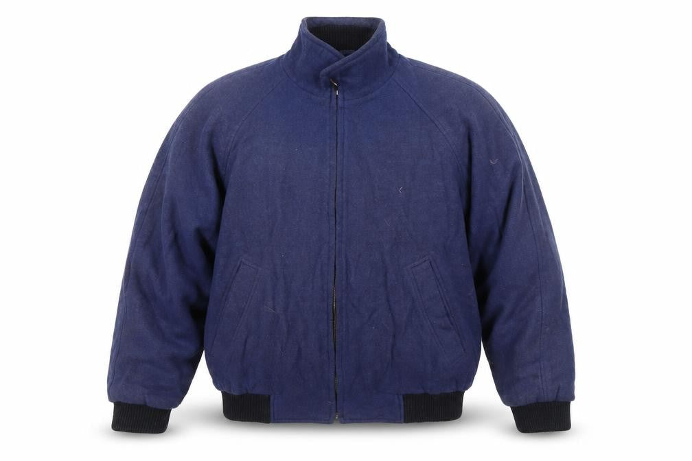 Marks & Spencer Men's Large Blue Wool Blend Jacket