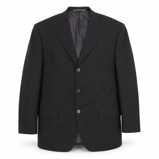 Bäumler Men's Black Wool Blend Single Breasted Suit Jacket Size 44