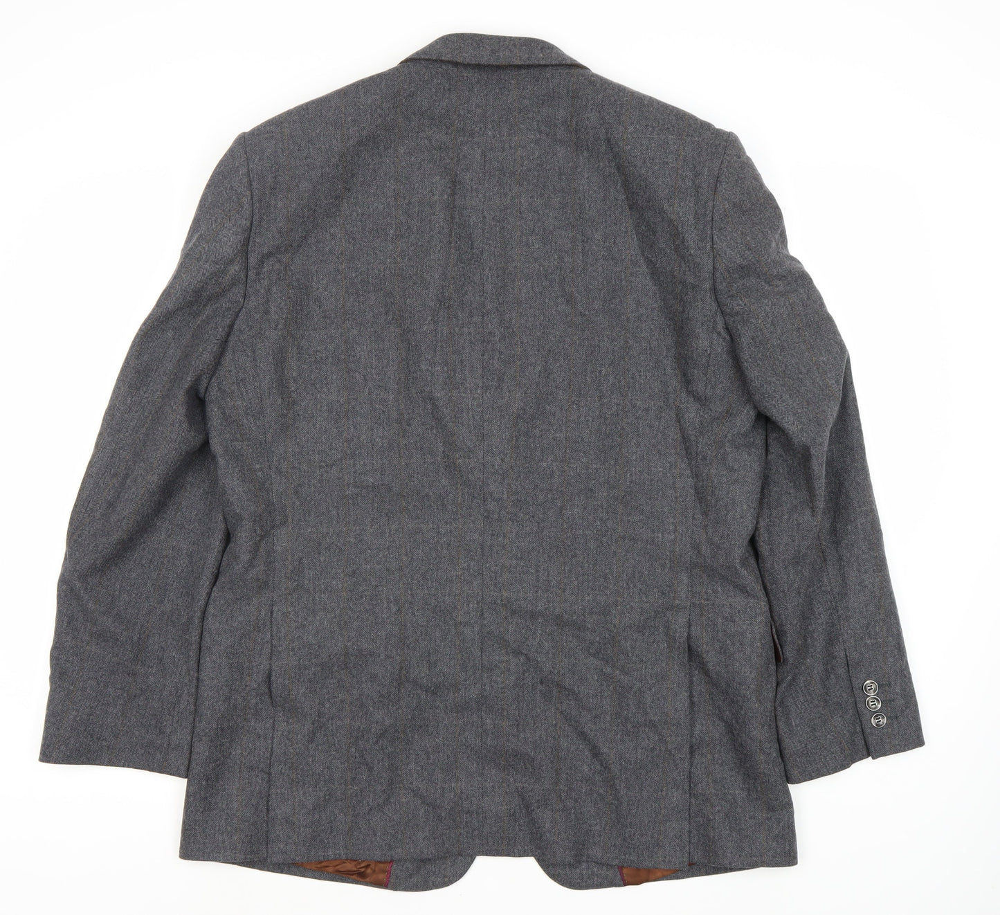 Magee Men's Grey Wool Blazer Size 42R