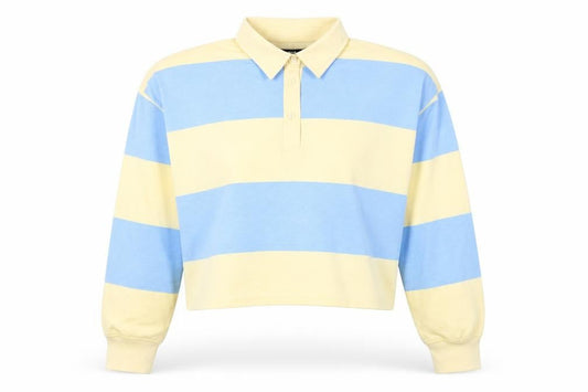 Front view of Missguided Women's Multicoloured Polo Shirt