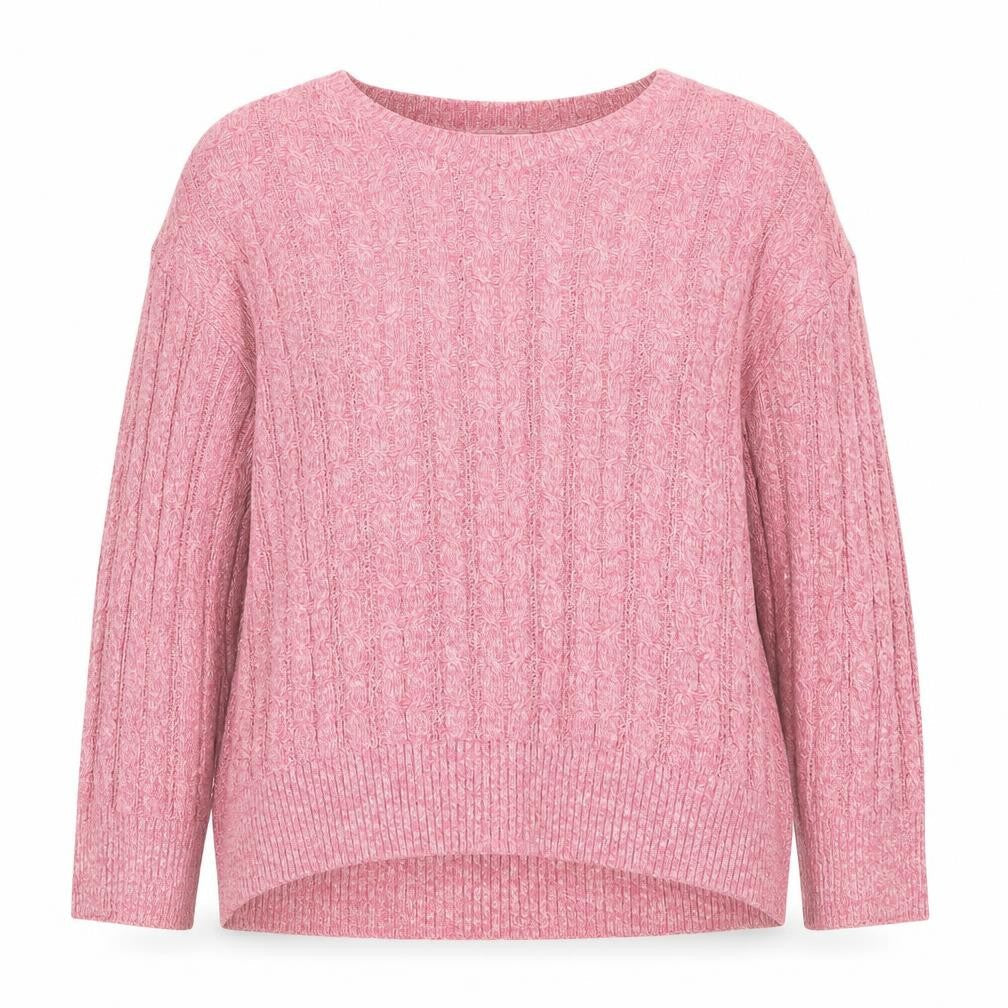 St John's Bay Women's Pink 2XL V-Neck Pullover Jumper