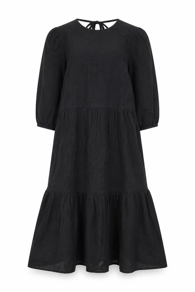 John Lewis Women's Black Boat Neck Dress Size 8