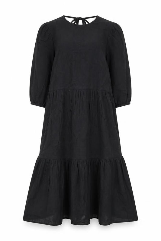 John Lewis Women's Black Boat Neck Dress Size 8