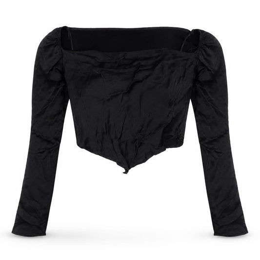 Bershka Women's Black Off-Shoulder Top, Size S, New