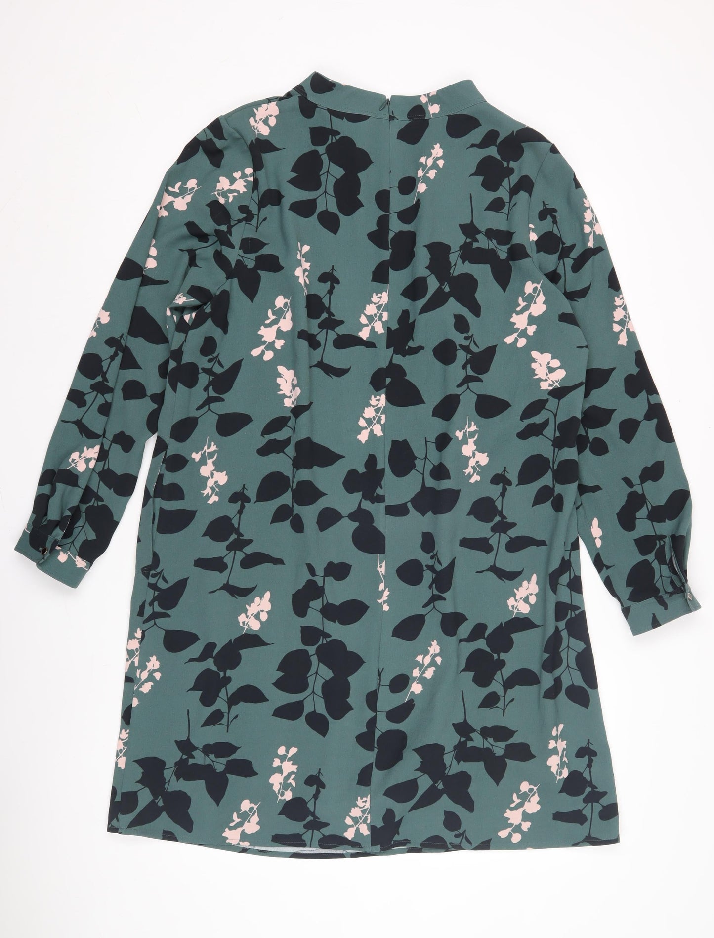 Boden Women's Green Floral Shift Dress Size 14
