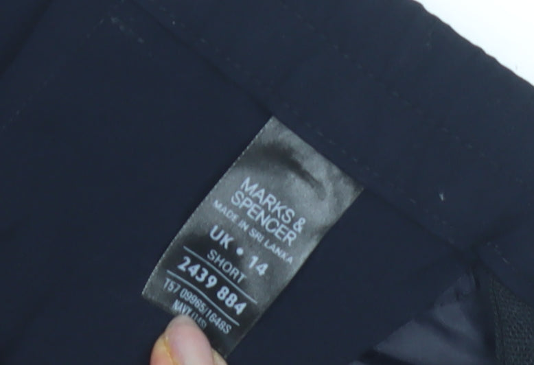Marks and Spencer Women's Black Trousers, Size 14