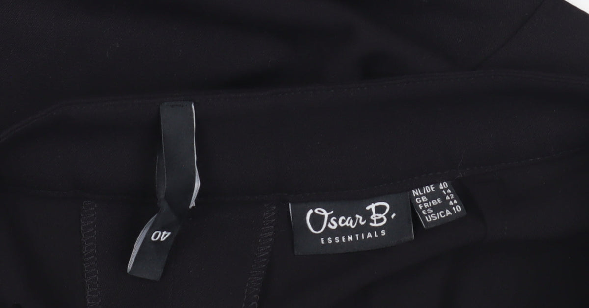 Oscar B. Essentials Women's Black Trousers Size 14