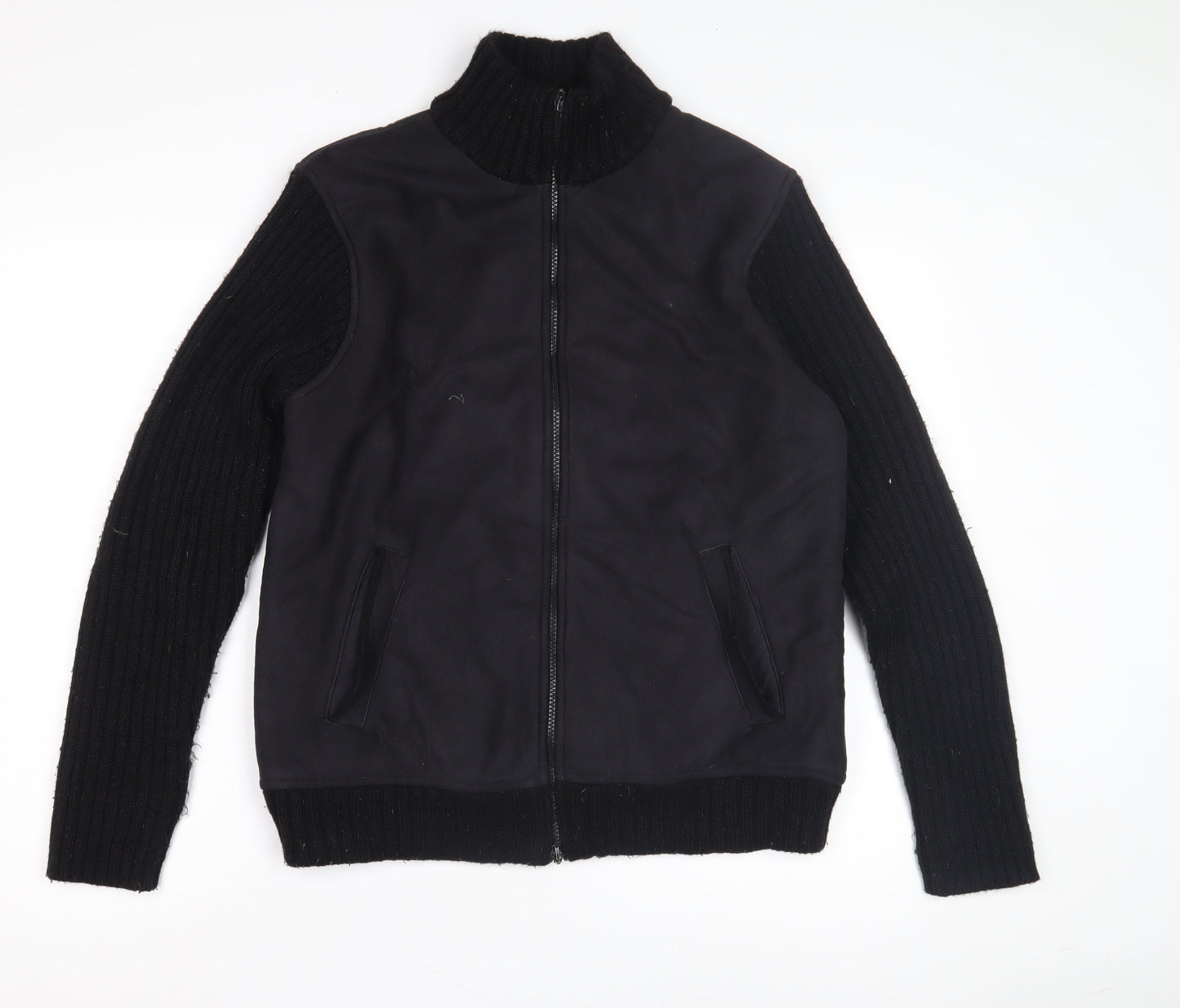 Speedtrap Men's Medium Black Basic Knit Jacket