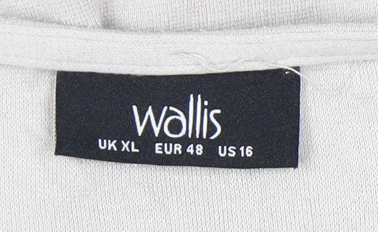 Wallis Beige Women's Jacket XL Casual Zipped Pockets