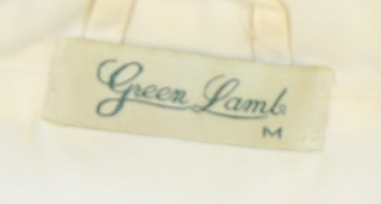 Green Lamb Women's White Quilted Waistcoat M