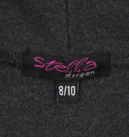 Stella Morgan Women's Black Grey Coat Size 8/10