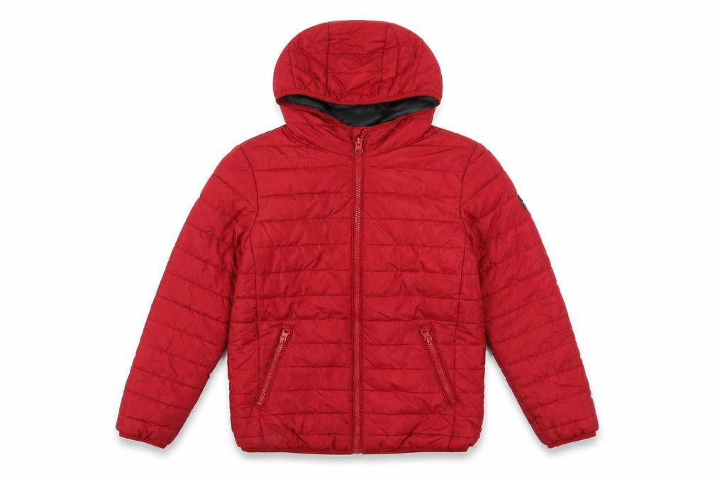 Jack & Jones Boys Red Puffer Jacket - Size 10 Years