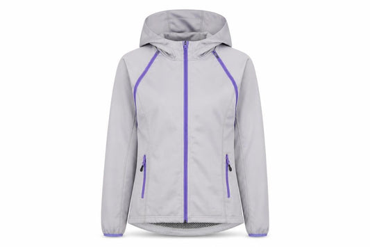 Crane Women's Grey Hooded Jacket S Casual