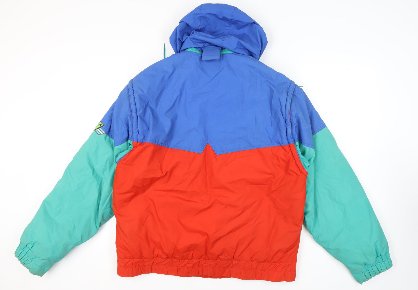 Nevica Men's Retro Windbreaker Jacket Blue Red Green 42