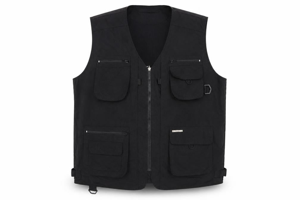 Champion Women's Black XL Waistcoat with Zipped Pockets