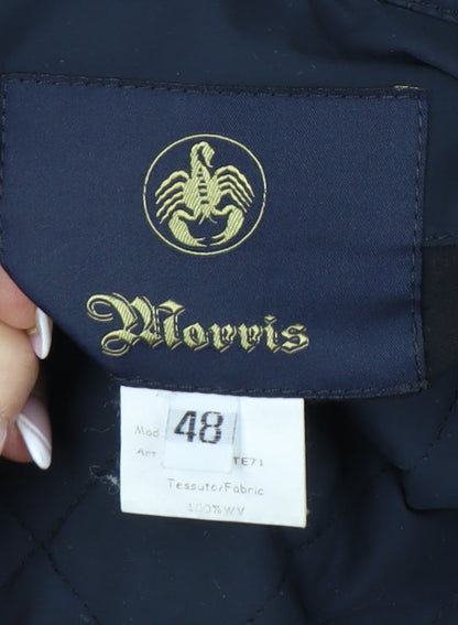 Morris Womens Blue Quilted Waistcoat Size 20