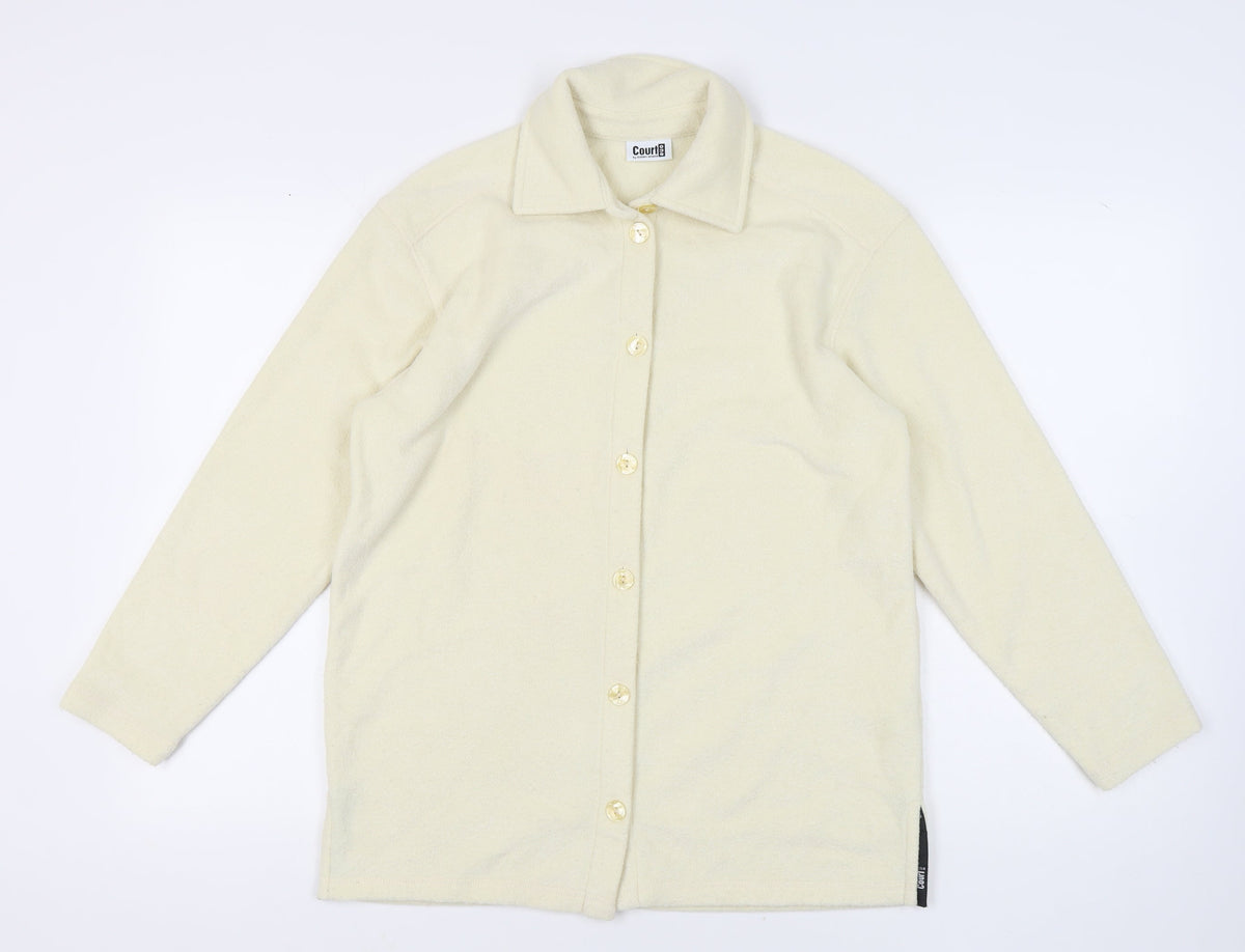 Gerry Weber Women's Ivory Button-Up Top, Size 12
