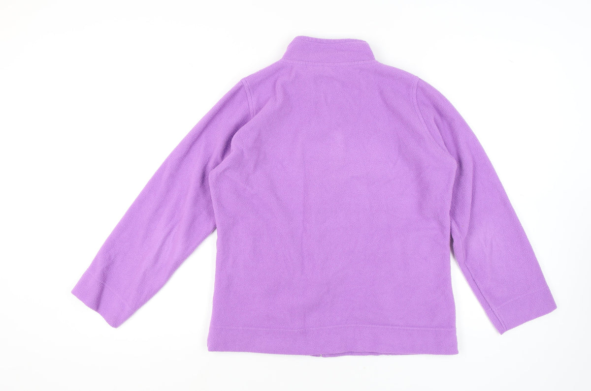 Isle Women's Purple Fleece Jacket, M